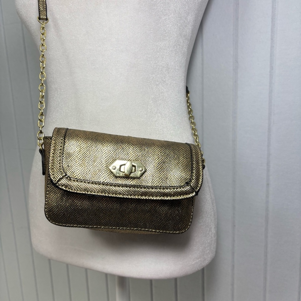 Steve‎ Madden small Gold Crossbody bag